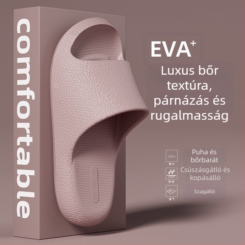 Prémium beltéri papucs férfiaknak és nőknek, csúszásmentes, csendes, tartós EVA papucs otthonra