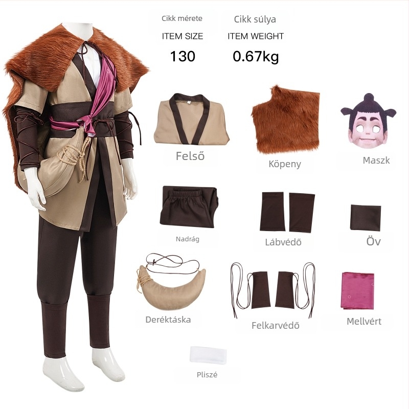 Shen Xiaopard anime film karakter cosplay ruha