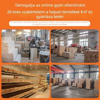 Kétoldalas A-keretes tömörfa krétatábla összecsukható állvánnyal árazás megjelenítéséhez