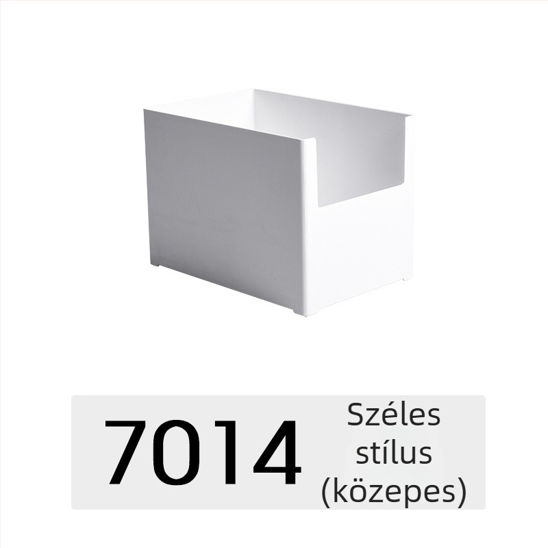 Konyhai L-alakú műanyag tároló doboz, rendező a szekrényhez és az asztalhoz, mosogató alatti kosár