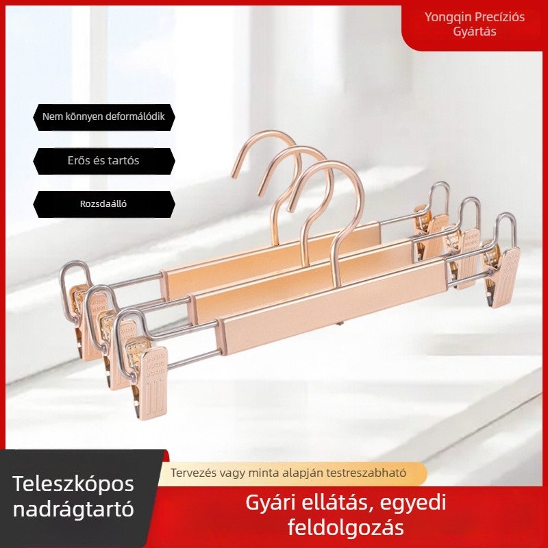 Többfunkciós univerzális ruhatartó klipszel szoknyákhoz, csúszásmentes, megerősített a szárításhoz, kinyújtható klipsz