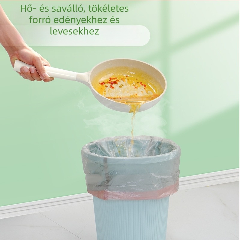 Nagy méretű szemeteszsák húzózsinórral, extra vastag, egyszer használatos, háztartási és irodai használatra