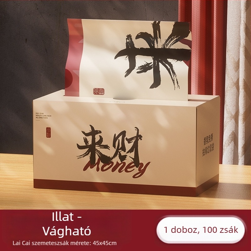 Konyhai szemeteszsákok vastagított kivitelben, szakadásállóak, húzózsinórral