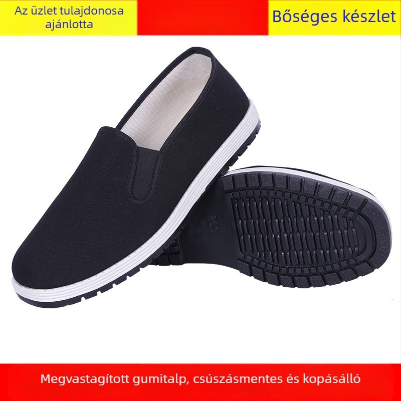Uniszex vászoncipő, casual, légáteresztő, puha talpú, csúszásmentes.
