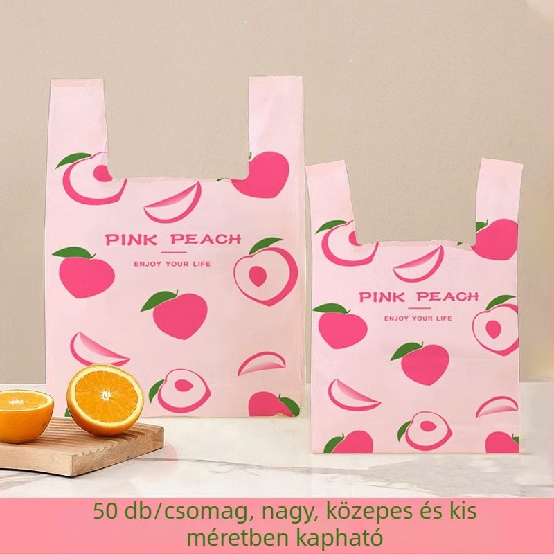 Háztartási szemeteszsákok kézben tartható fogantyúval, nagy méret, szakadásálló, mellény-stílusú, extrán vastag és nehezen szakadhatnak
