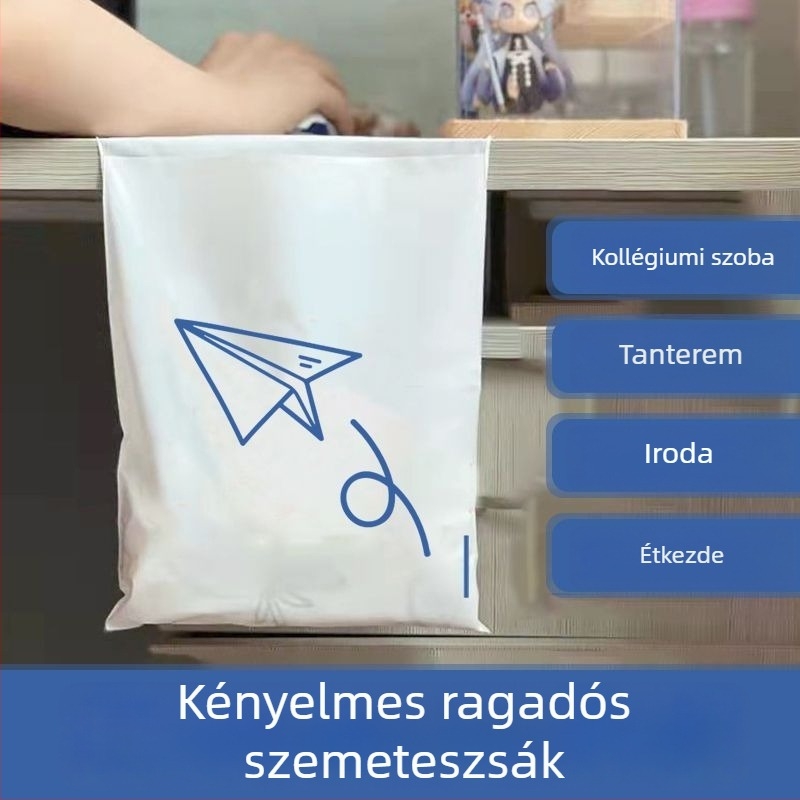 Öntapadós szemeteszsákok íróasztalokhoz, diákszobákhoz, osztálytermekhez és autókhoz