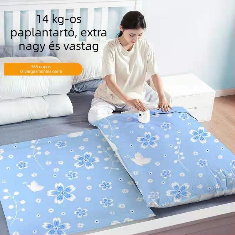 Vákuumos tömörítőtasakok ruhákhoz, paplanokhoz és ágyneműhöz – háztartási tárolótasakok