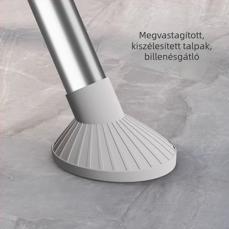 Összecsukható padlón álló ruhaszárító, rozsdamentes acélból, belső használatra, állítható magassággal