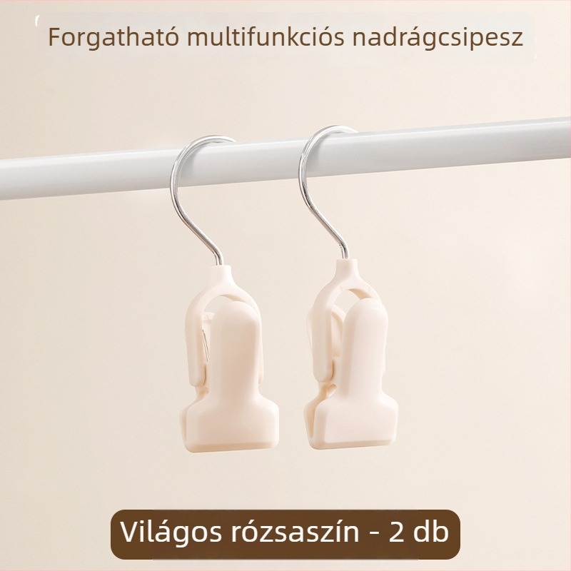 Többfunkciós rozsdamentes acél ruhaszárító klipsz – nadrágokhoz, szoknyákhoz, sapkákhoz és zoknikhoz