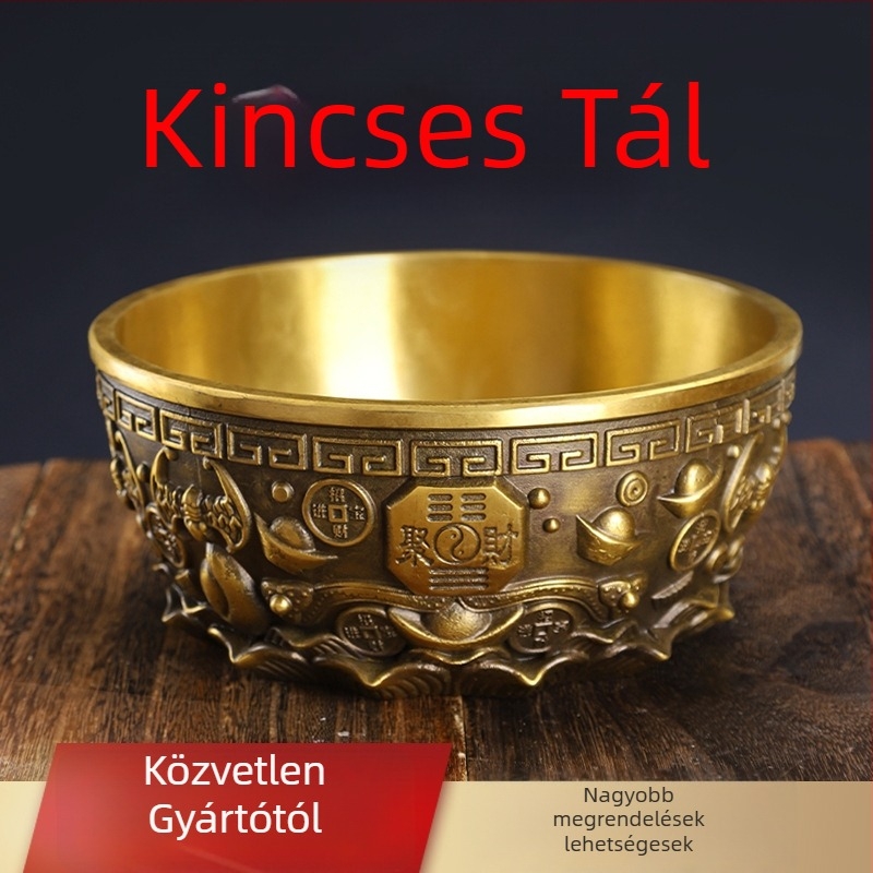Sárgaréz bőségszarv – dekoratív dísztárgy otthonra és irodába