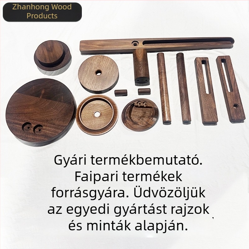 Személyre szabott fekete diófa termékek otthonra: mindennapi szükségletek, dekoratív világítás, kulturális relikviák, játékok és ajándékok, fa kézműves termékek