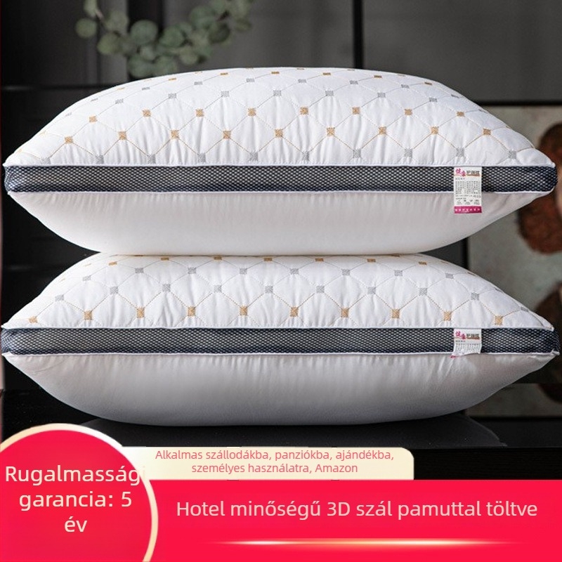 Diákpárna belső mag, hotel típusú párna belső, pár otthoni használatra, poliészter rost töltet