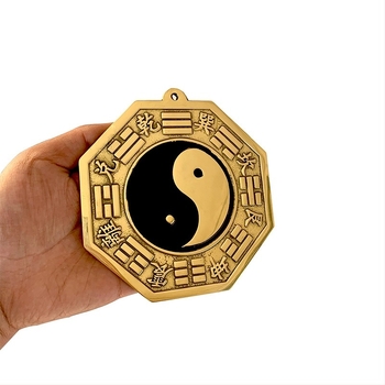 Sárgaréz Bagua tükör – Tai Chi Bagua, otthoni dekoráció