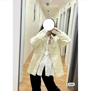 Vintage corduroy munkaruha ing-jacket hosszú ujjú, őszi-téli 2024, kód 460689