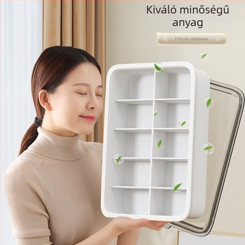 3 az 1-ben tároló doboz fehérneműk, melltartók és zoknik számára, fedéllel