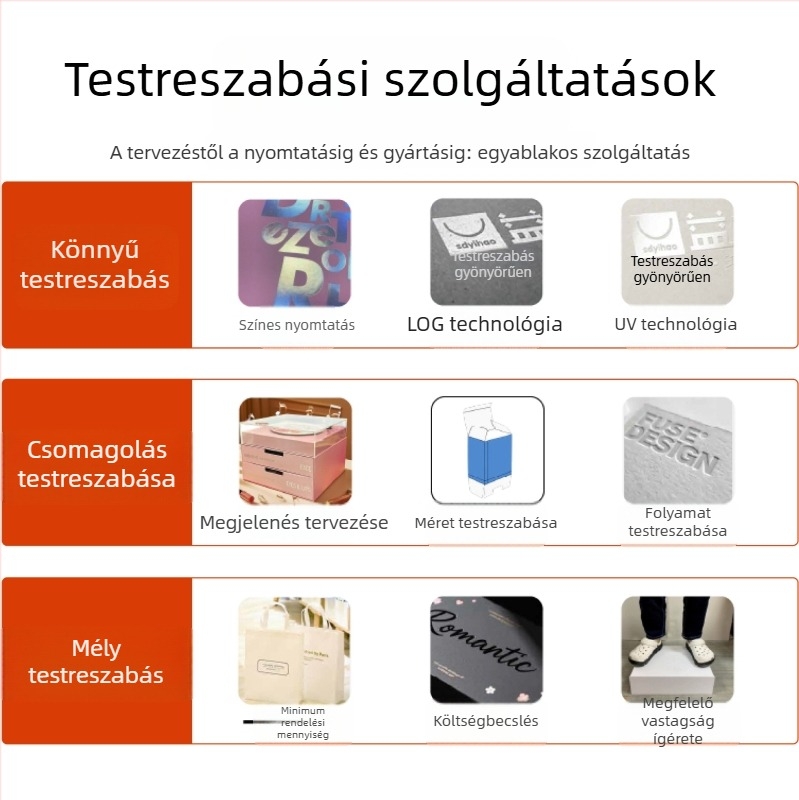 Prémium egy darabból álló összecsukható tároló ajándékdoboz, integrált merev kartondoboz, testreszabható