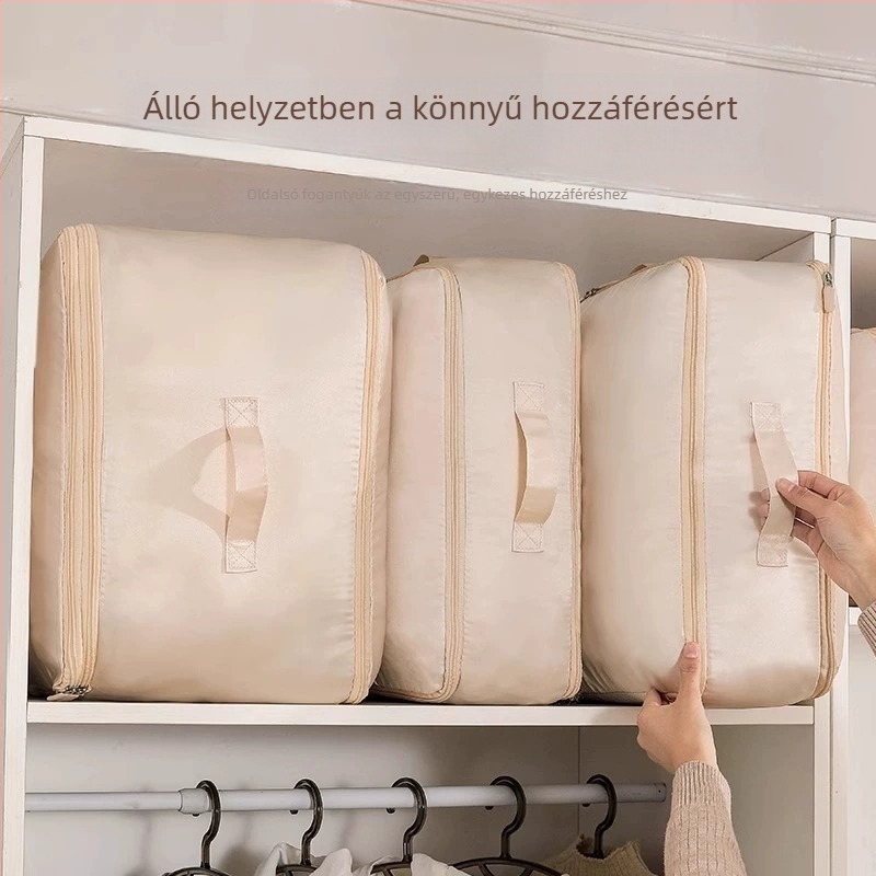 Nagy méretű paplan-kompressziós tárolózsák költöztetéshez és utazáshoz – nedvességálló szövetből