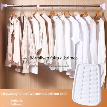 Kihúzható ruhaszárító rúd rozsdamentes acélból erkélyre – fúrás nélküli falhoz szerelés