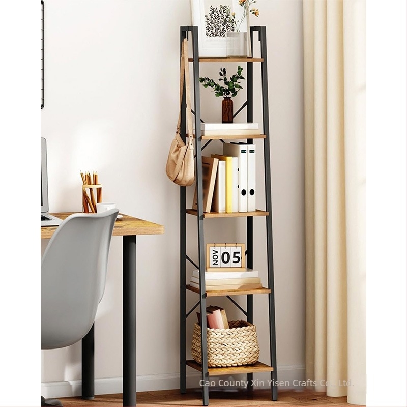 Többrétegű tárolópolc a nappali és a konyha sarkába, egyszerű, minimalist Skandináv stílusú balkon rendező polc
