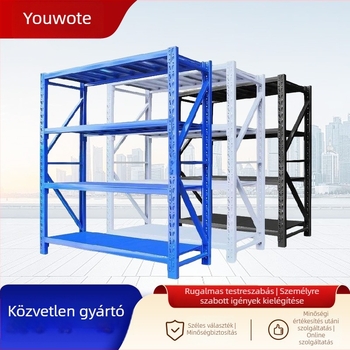 Több rétegű vastagított könnyű vas tárolópolcok