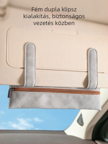 Kreatív autós zsebkendő tartó az ülés hátuljához rögzítve, dekoratív belső papírzsebkendő doboz fedél