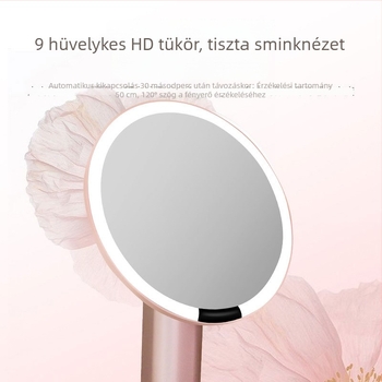 LED sminktükör mozgásérzékelővel и világítással, asztali kivitel