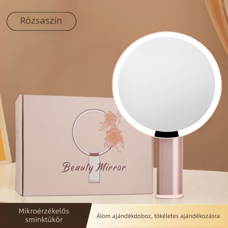 LED sminktükör mozgásérzékelővel и világítással, asztali kivitel