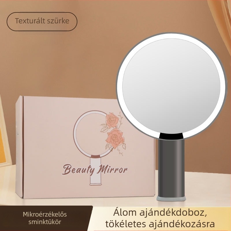 LED sminktükör mozgásérzékelővel и világítással, asztali kivitel