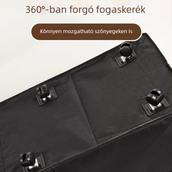 Ágy alatti tároló doboz görgőkkel, porálló, összecsukható tároló állvány ruhákhoz és cipőkhez