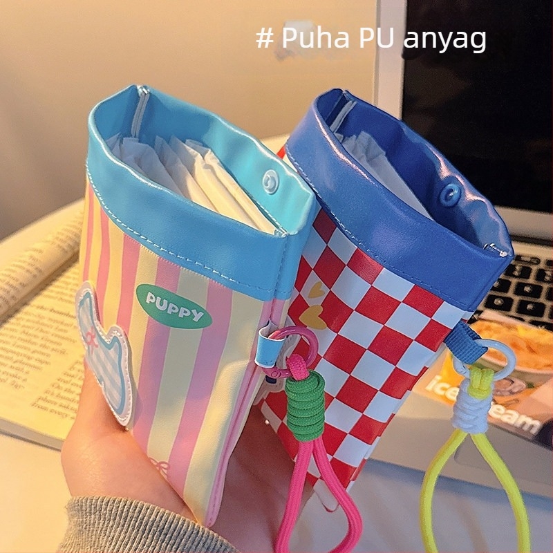 Aranyos menstruációs táska diákoknak, hordozható betét tároló táska, nagy kapacitású