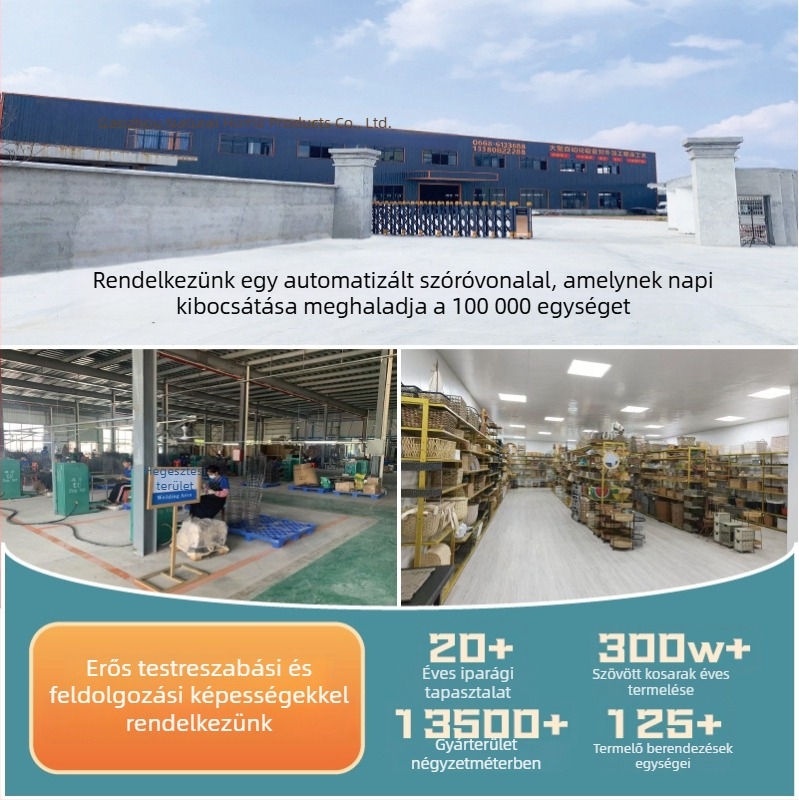 Kovácsoltvas konyhai tárolókosár, zöldségek leeresztő kosara, több szintes rendszerező, imitált rattan mintázatú kosár