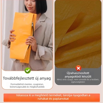 Nagy kapacitású ruhatároló táska rendezővel