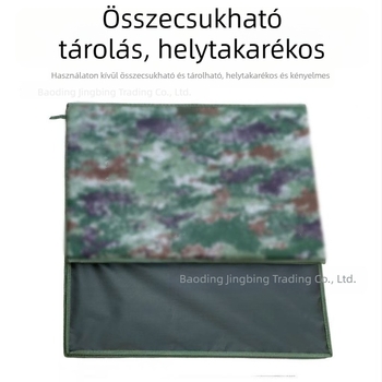 Kamufláž összecsukható tároló doboz – katonai kiképzésre és felszerelés rendezésére, zöld