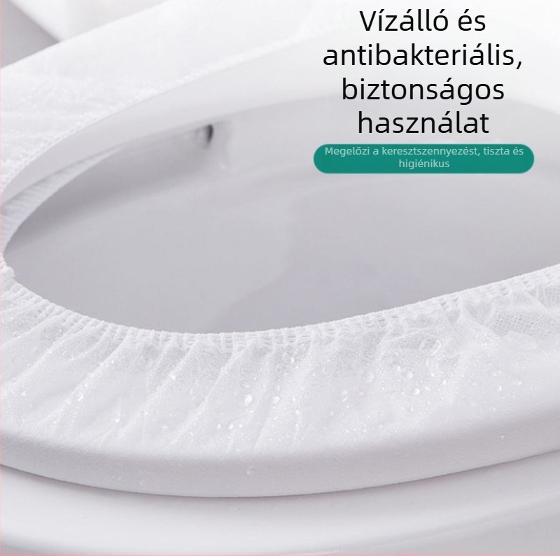 Egyszer használatos vízálló WC-ülőke matrac – hordozható készlet utazáshoz, szállodákhoz és szülészeti célokra