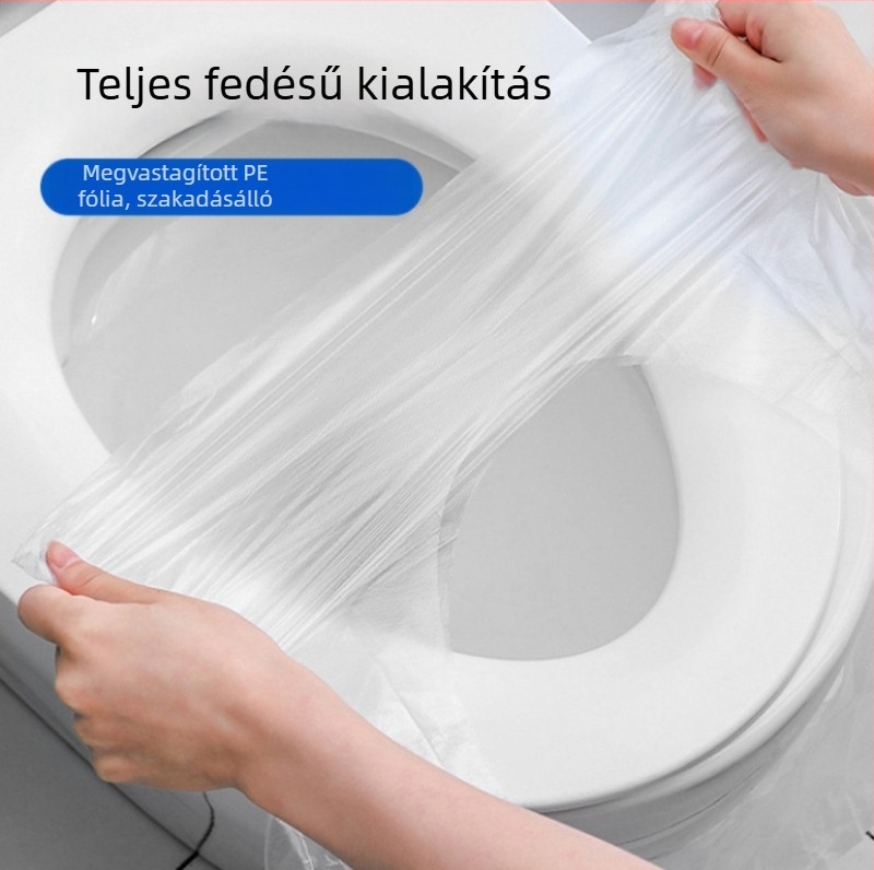 Egyszer használatos vízálló WC-ülőke matrac – hordozható készlet utazáshoz, szállodákhoz és szülészeti célokra