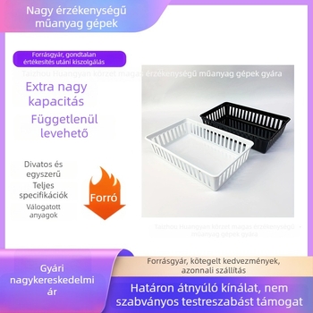 Nagy méretű minimalista tárolókosár lefolyóval