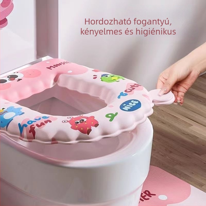 EVA vécéfedél alátét, antibakteriális, négy évszakos, vízálló és mosható otthoni használatra