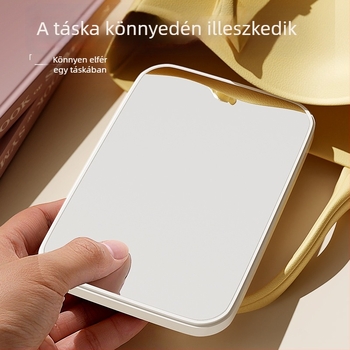 Asztali sminktükör felhalmozott négyzet alakú panelekkel