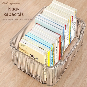Átlátszó akril tároló állvány otthonra, padlón álló, háromszintes, nagy kapacitású, mozgatható