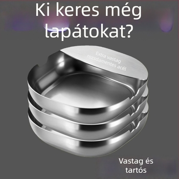 Rozsdamentes acél kanál- és spatula tartó állvány, fedő és spatula tartó, hőálló a konyhapultra