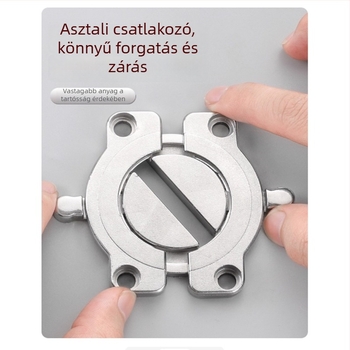 Asztallap-csatlakozókészlet – rögzítőelemek étkező- és irodai asztalokhoz