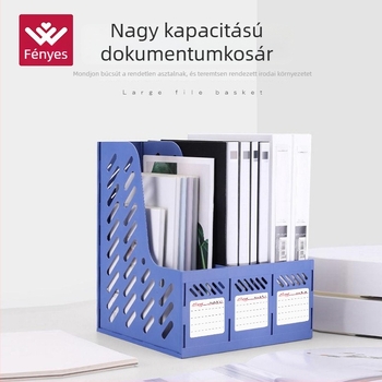 Vastagított irodai irattartó állvány és asztali rendező mappákhoz