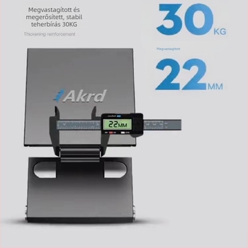 Akde csapos pánt üvegajtókhoz, 30 kg, minimalist dizájn, 270°-os nyitási szög