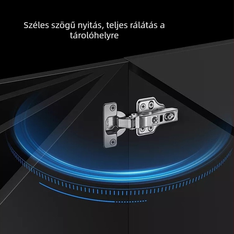 Hidegen hengerelt acél ajtózsanér, testreszabható feldolgozás, kétfokozatú zéró szögű csillapítás, csendes buffer, univerzális ajtózsanér