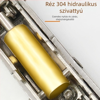 Rozsdamentes acélból készült, levehető szekrényajtó-pánt, hidraulikus csendes csillapítással, 304-es minőség, modern minimalist stílus