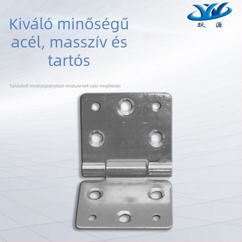 180°-os forgású szénacél zsanér lemezekhez, összecsukható zsanér