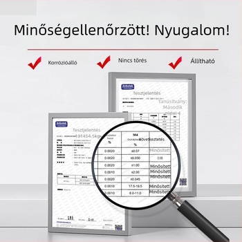 2,0 mm vastagságú rozsdamentes acélból készült pánt szekrény- és gardróbajtókhoz, hidraulikus rugócsillapítóval, modell ZH-699