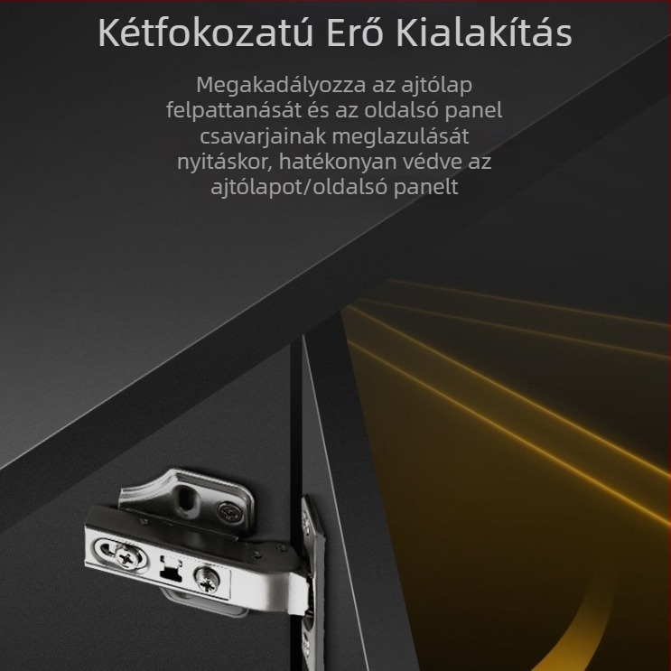Left Neighbor Delta hidraulikus zsanér fix szereléssel, ETA kis szögű zsanér csillapítással (modell 990217/990220)