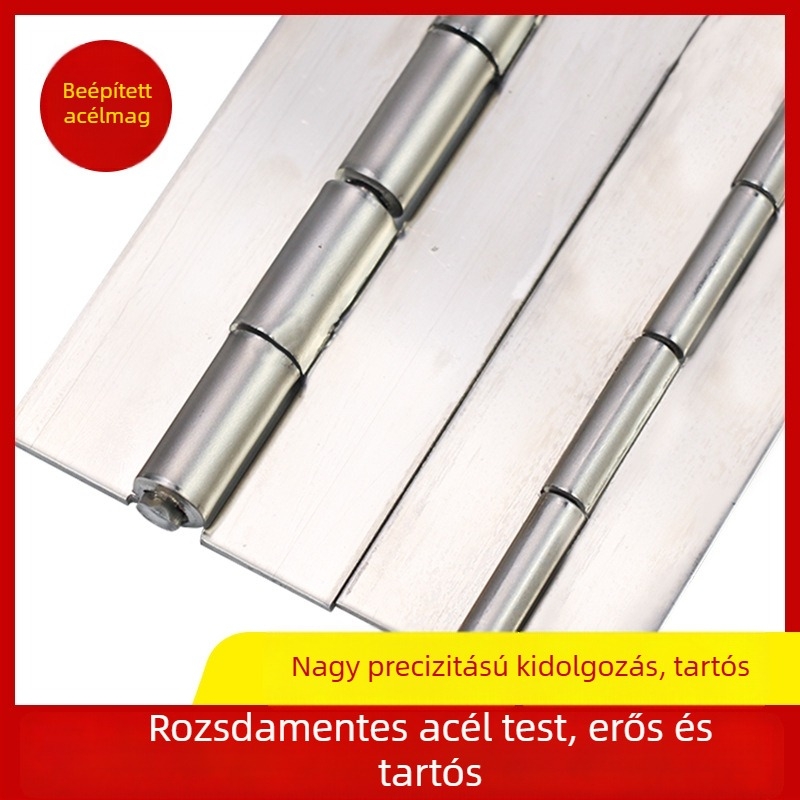 Hosszú vas ajtó zsanér, Q235 szénacél, nehéz terhelésű, hegesztett levél, vastag rozsdamentes acél
