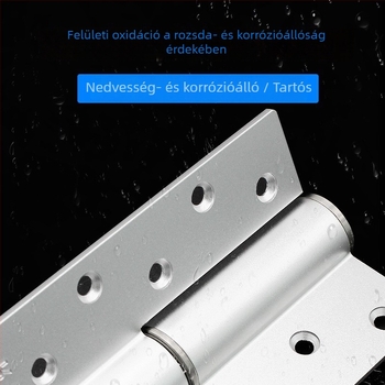 RDH-19 Rejtett ajtózsanér rozsdamentes acélból (304), hidraulikus záródás, csillapító és automata ajtózáró.